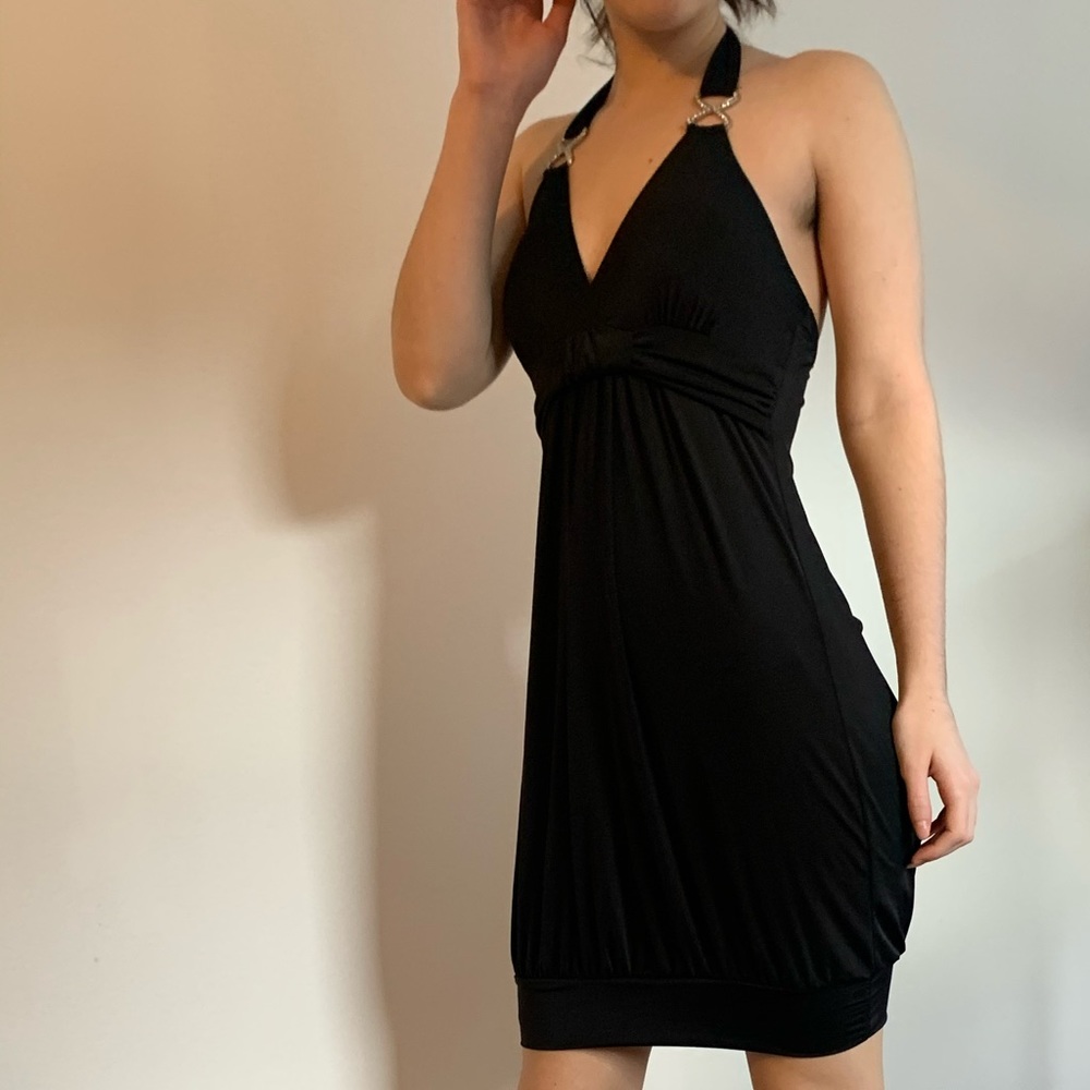 💋Joyce Leslie Black Halter Dress